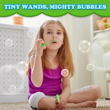 Mini Small Bubbles Wands Toys Gifts Bulk for Kids 80 Pack