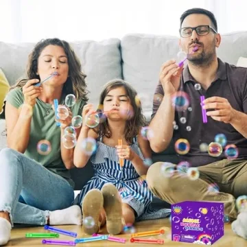 Mini Small Bubbles Wands Toys Gifts Bulk for Kids 80 Pack