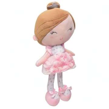 Baby Starters Plush Snuggle Buddy Baby Doll, Soft Annette Doll