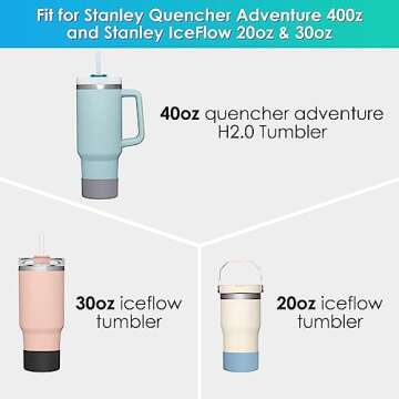 KRISREL Silicone Boot for Stanley Tumblers & Water Bottles