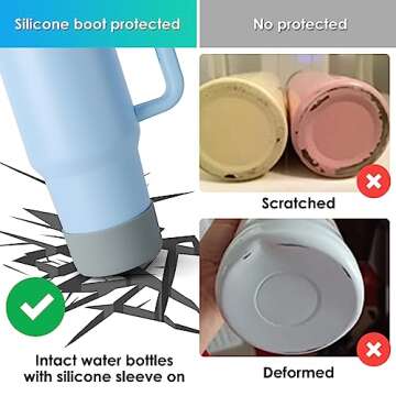 KRISREL Silicone Boot for Stanley Tumblers & Water Bottles