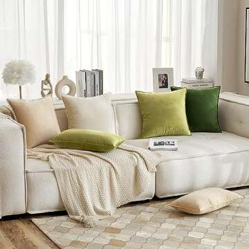 Luxurious MIULEE Velvet Pillow Covers for Home Decor