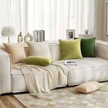 Luxurious MIULEE Velvet Pillow Covers for Home Decor