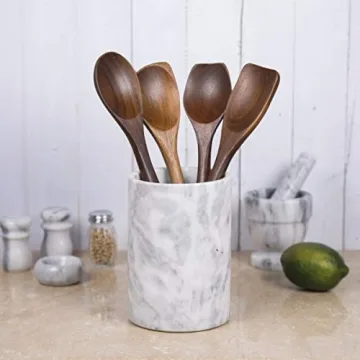 Elegant Natural Marble Multi-Functional Tool Holder