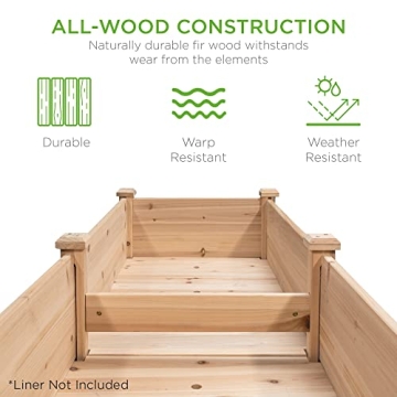 Best Choice Elevated Garden Bed with Cedar Design