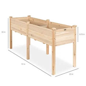 Best Choice Elevated Garden Bed with Cedar Design