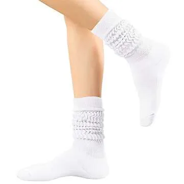 UTTPLL Women Slouch Socks, Girls Scrunch Socks, Heavy Warm Winter Thick Socks Boot Socks Long Chunky...