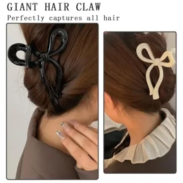 Shop KuuGuu 3 Bow Hair Clips for Stylish Elegance