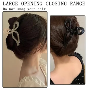 Shop KuuGuu 3 Bow Hair Clips for Stylish Elegance