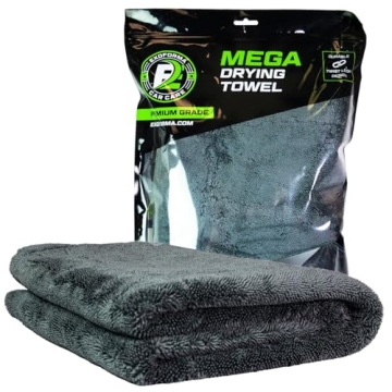 ExoForma Mega Car Drying Towel - Holds Up to 9 lbs, No Streaks, Scratches, or Water Spots | 1200 GSM...