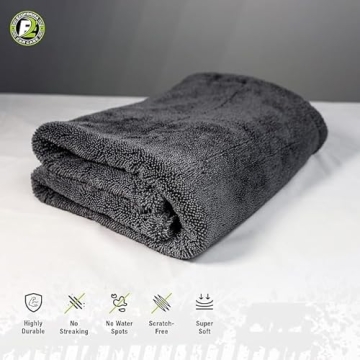ExoForma Mega Drying Towel - 9 lbs Absorbency & No Streaks