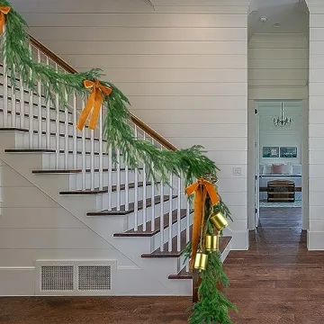 Realistic Norfolk Pine Garland for Holiday Decor