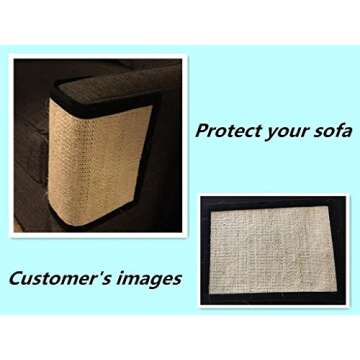 VIILER Fashionable Cat Scratcher Pad for Furniture Protection