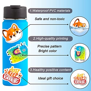 300 PCS Water Bottle Stickers for Kids – Cute Vinyl Pack