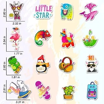 300 PCS Water Bottle Stickers for Kids – Cute Vinyl Pack