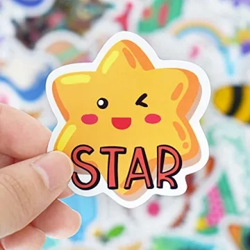 300 PCS Water Bottle Stickers for Kids – Cute Vinyl Pack