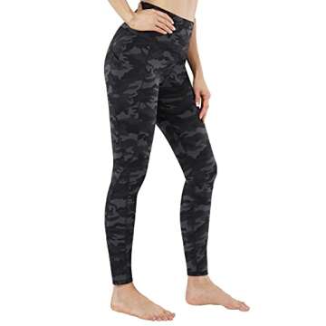 PHISOCKAT Women's High Waist Yoga Pants with Pockets, Leggings with Pockets, Tummy Control Workout Y...