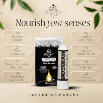 Camphor Oil Nasal Inhaler for Quick Cough Relief