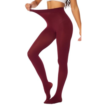 HeyUU Women's 80 Denier Soft Opaque Tights in 20 Colors