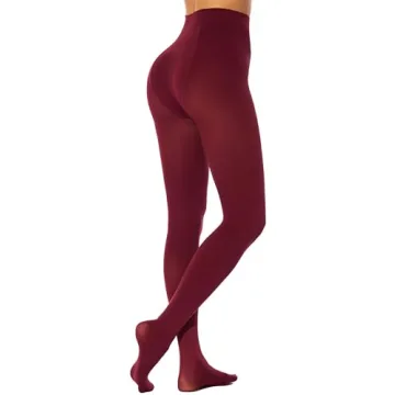 HeyUU Women's 80 Denier Soft Opaque Tights in 20 Colors