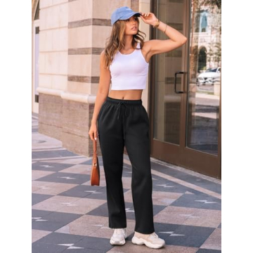 Comfortable AUTOMET Women's Fleece-Lined Sweatpants