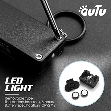 OUTU Keychain Nail Clipper Multitool, 8 in 1 Super Utility Tool