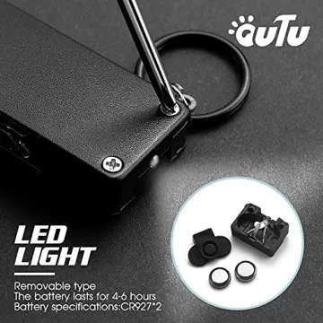 OUTU Keychain Nail Clipper Multitool, 8 in 1 Super Utility Tool