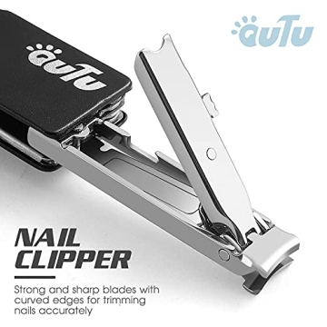 OUTU Keychain Nail Clipper Multitool, 8 in 1 Super Utility Tool