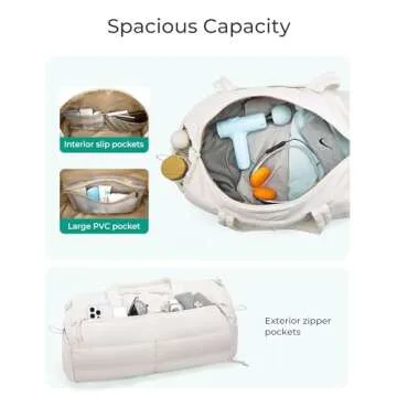 BAGSMART Puffer Gym Bag - Versatile, Stylish & Functional