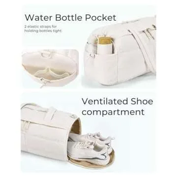 BAGSMART Puffer Gym Bag - Versatile, Stylish & Functional