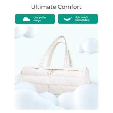 BAGSMART Puffer Gym Bag - Versatile, Stylish & Functional