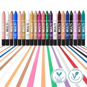 wet n wild Color Icon Cream Eyeliner Eyeshadow Multi-Stick, Moisturizing, Nourishing Velvety Cream-to-Powder Buildable & Blendable Formula, Cruelty-Free & Vegan - Not So Calm Waters