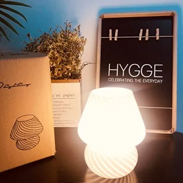 Charming BSOD Pink Mushroom Lamp for Cozy Home Decor