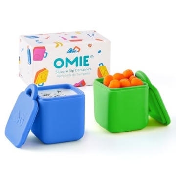 Omie OmieBox Leakproof Dips Containers (2 Pack) - Sea Blue/Green
