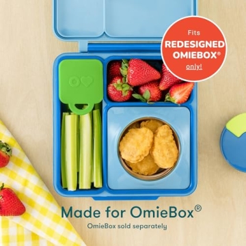 Omie OmieBox Leakproof Dips Containers 2 Pack Sea Blue Green