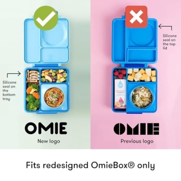 Omie OmieBox Leakproof Dips Containers 2 Pack Sea Blue Green