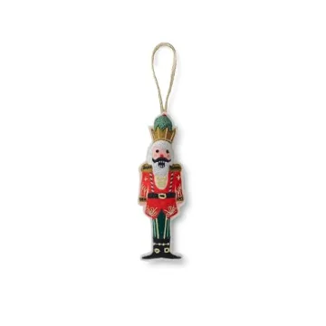 RIFLE PAPER CO. Nutcracker Felt Ornaments for Christmas