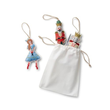 RIFLE PAPER CO. Nutcracker Felt Ornaments for Christmas