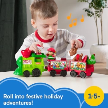 Fisher-Price Musical Christmas Train - Fun Holiday Toy