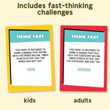 Who Knows More? Kids or Adults, The Ultimate Trivia Game for Kids, Teens and Adults - A Fun Family Party Game