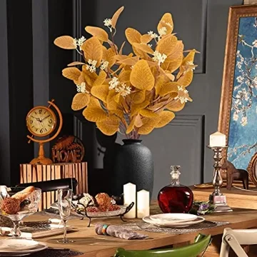 WELTUCKY Fall Eucalyptus Stems for Stunning Home Decor