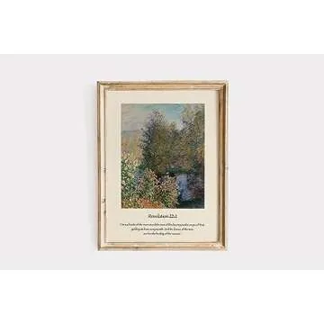 Christian Scripture Gallery Art Set, Jesus Bible Verse Wall Art Print, Religious Decor, Vintage Oil Painting, LDS Art, Christian Art Gifts (11" x 14" Unframed, Set of 6 (A))