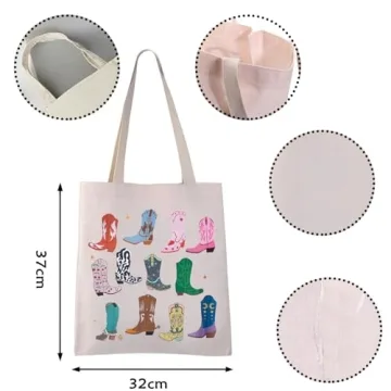 VAMSII Cowgirl Tote Bag for Stylish Country Girls