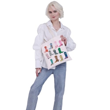 VAMSII Cowgirl Tote Bag for Stylish Country Girls