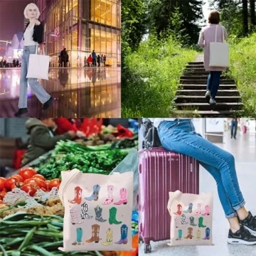 VAMSII Cowgirl Tote Bag for Stylish Country Girls