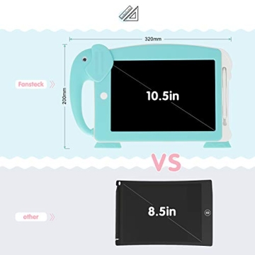 Fansteck 10.5" Elephant Doodle Pad - Fun Learning for Kids