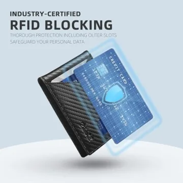 Zitahli Slim Leather Bifold Wallet for Men 11 Card Slots