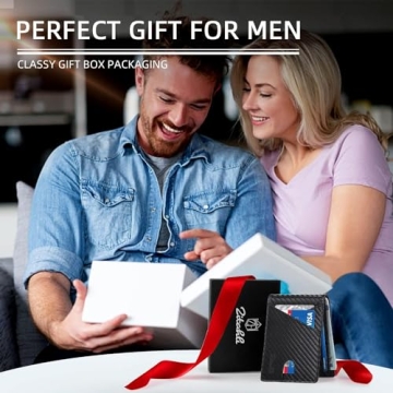 Zitahli Slim Leather Bifold Wallet for Men 11 Card Slots