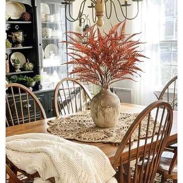 3 Pcs Faux Boston Ferns for Stunning Home Decor