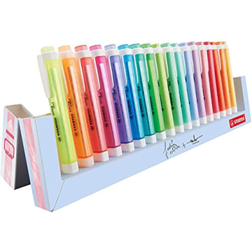 STABILO Swing Cool Deskset - 18 Highlighters for Every Need